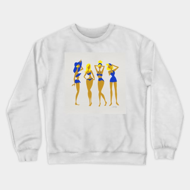 Bombshells - Blonde Crewneck Sweatshirt by CatCoq